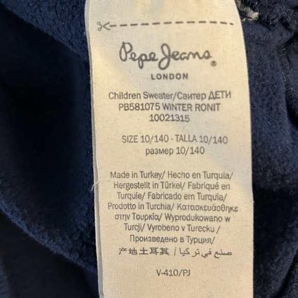 Pepe Jeans kids Sweatshirt long sleeved crewneck - Picture 4 of 6